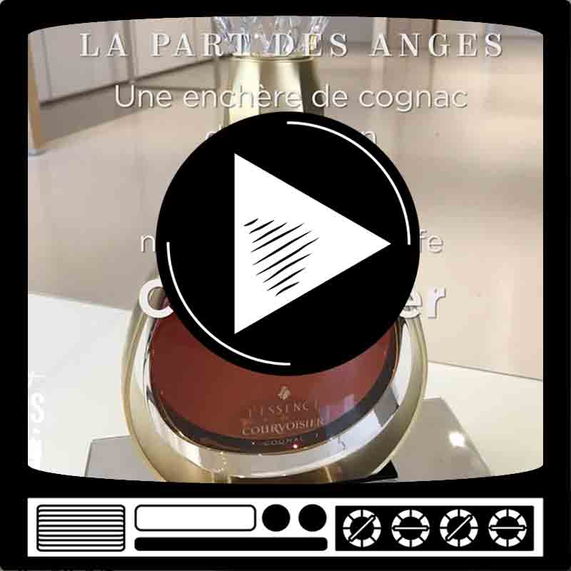 Vidéo. Courvoisier présente pour la Part des Anges une eau-de-vie exceptionnelle dans la carafe Essence N°8